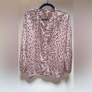 Anna Glover X H&M Floral Blouse US size 8